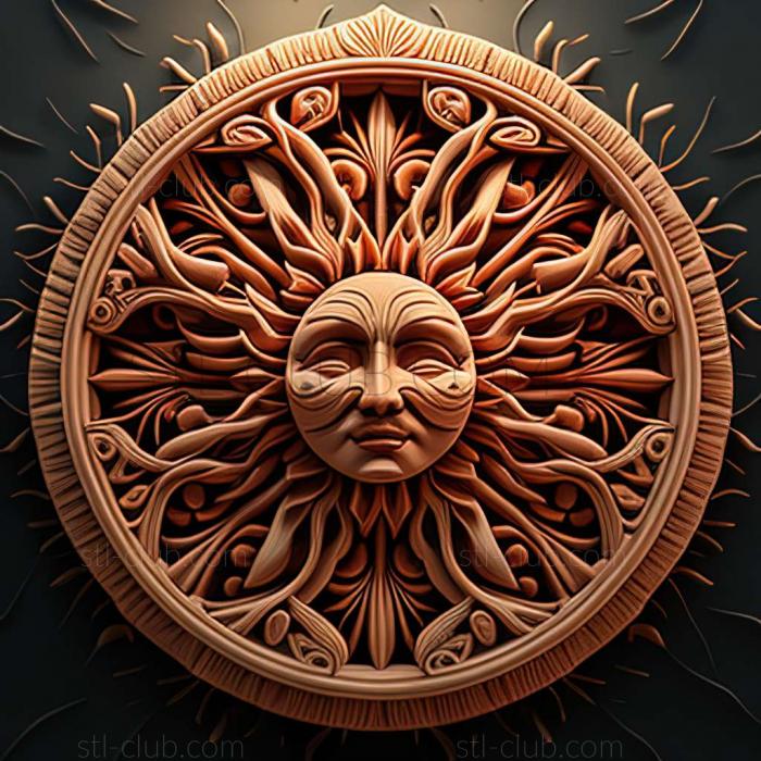 3D model sun (STL)